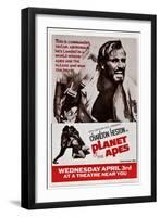 Planet of the Apes, Top: Charlton Heston, 1968-null-Framed Art Print