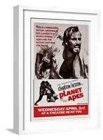 Planet of the Apes, Top: Charlton Heston, 1968-null-Framed Art Print