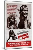 Planet of the Apes, Top: Charlton Heston, 1968-null-Mounted Art Print
