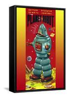 Planet Robot-null-Framed Stretched Canvas