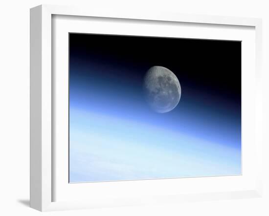 Planet's Limb-Stocktrek Images-Framed Photographic Print