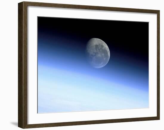 Planet's Limb-Stocktrek Images-Framed Photographic Print