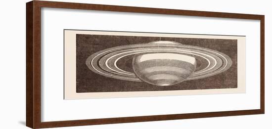 Planet Saturn as Seen in November-null-Framed Giclee Print