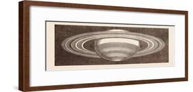 Planet Saturn as Seen in November-null-Framed Giclee Print