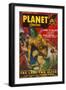 Planet Stories Magazine Cover-Lantern Press-Framed Art Print