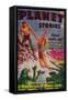 Planet Stories Magazine Cover-Lantern Press-Framed Stretched Canvas