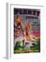 Planet Stories Magazine Cover-Lantern Press-Framed Art Print