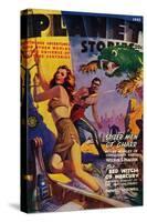 Planet Stories Magazine Cover-Lantern Press-Stretched Canvas