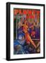 Planet Stories Magazine Cover-Lantern Press-Framed Art Print