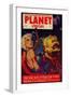 Planet Stories Magazine Cover-Lantern Press-Framed Art Print