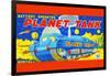 Planet Tank-null-Framed Art Print