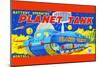 Planet Tank-null-Mounted Art Print