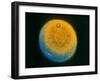 Planet Uranus, Taken by Voyager 2-null-Framed Premium Photographic Print