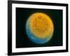 Planet Uranus, Taken by Voyager 2-null-Framed Photographic Print