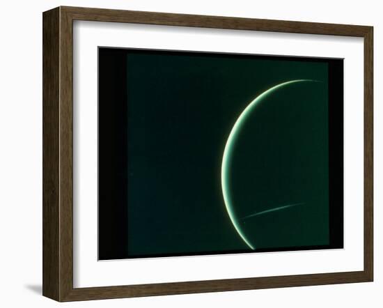 Planet Uranus Taken from Voyager 2 Spacecraft-null-Framed Photographic Print