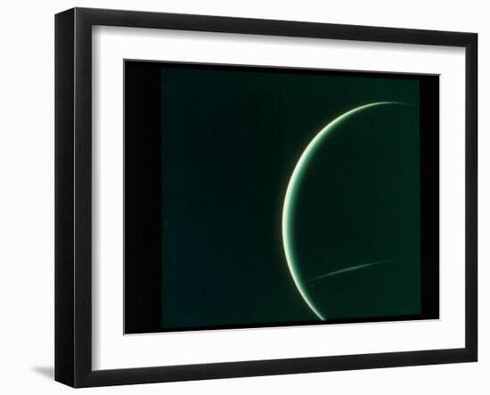 Planet Uranus Taken from Voyager 2 Spacecraft-null-Framed Photographic Print