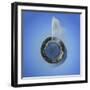 Planet with Water Fountain, Geneva, Switzerland-null-Framed Photographic Print