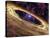 Planetary Disc Around a Pulsar, Artwork-Jpl-caltech-Stretched Canvas