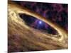 Planetary Disc Around a Pulsar, Artwork-Jpl-caltech-Mounted Photographic Print