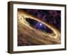 Planetary Disc Around a Pulsar, Artwork-Jpl-caltech-Framed Photographic Print