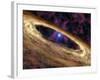 Planetary Disc Around a Pulsar, Artwork-Jpl-caltech-Framed Photographic Print