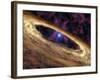 Planetary Disc Around a Pulsar, Artwork-Jpl-caltech-Framed Photographic Print