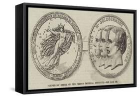 Planetary Medal of the French Imperial Institute-null-Framed Stretched Canvas