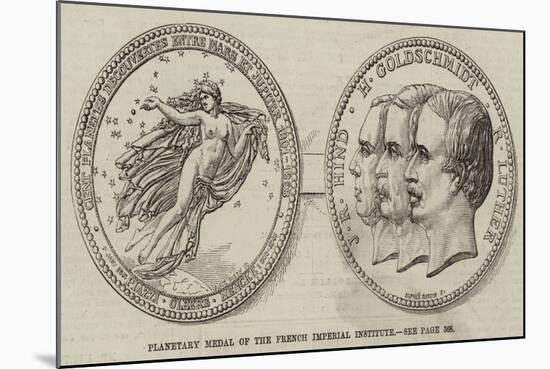 Planetary Medal of the French Imperial Institute-null-Mounted Giclee Print