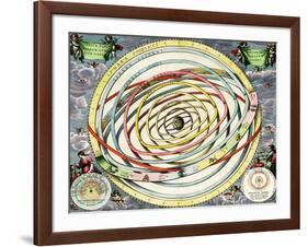 Planetary Orbits, Harmonia Macrocosmica, 1660-Science Source-Framed Giclee Print