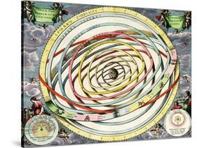 Planetary Orbits, Harmonia Macrocosmica, 1660-Science Source-Stretched Canvas