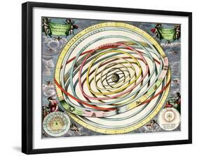 Planetary Orbits, Harmonia Macrocosmica, 1660-Science Source-Framed Giclee Print