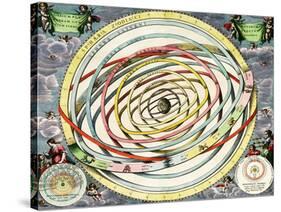 Planetary Orbits, Harmonia Macrocosmica, 1660-Science Source-Stretched Canvas