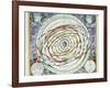 Planetary Orbits, Plate 18 from "The Celestial Atlas, or the Harmony of the Universe"-Andreas Cellarius-Framed Giclee Print