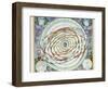 Planetary Orbits, Plate 18 from "The Celestial Atlas, or the Harmony of the Universe"-Andreas Cellarius-Framed Premium Giclee Print