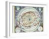 Planetary Orbits, Plate 18 from "The Celestial Atlas, or the Harmony of the Universe"-Andreas Cellarius-Framed Giclee Print