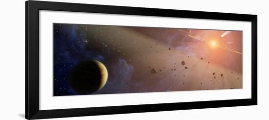 Planetary System Epsilon Eridani-Stocktrek Images-Framed Photographic Print