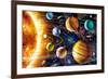 Planetary System-Adrian Chesterman-Framed Art Print