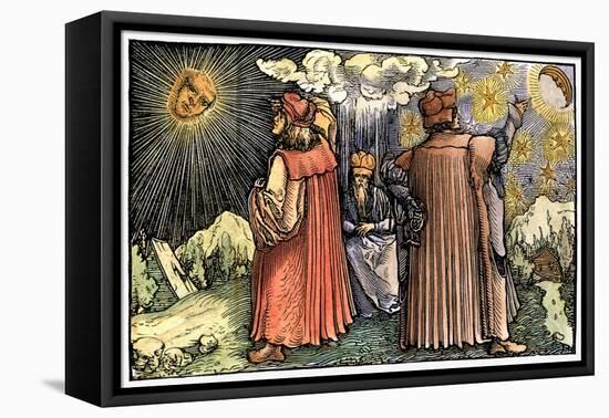 Planetary Systems-Boethius-Framed Stretched Canvas