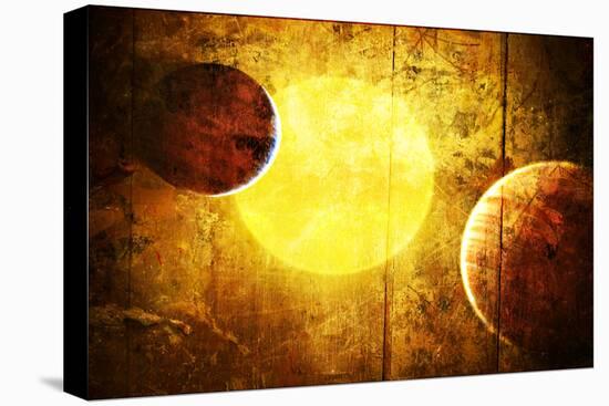 Planets and a Sun 2-null-Stretched Canvas