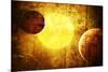 Planets and a Sun 2-null-Mounted Standard Poster