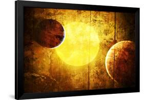 Planets and a Sun 2-null-Framed Standard Poster