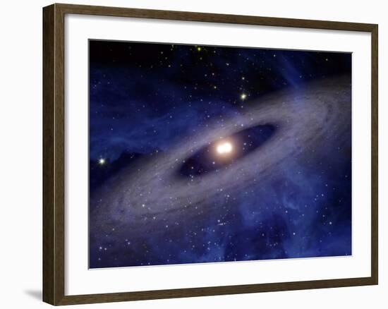 Planets and Asteroids Circle Around Not One, But Two Suns-Stocktrek Images-Framed Photographic Print