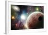 Planets In Space-rolffimages-Framed Art Print