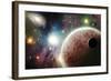 Planets In Space-rolffimages-Framed Art Print