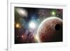 Planets In Space-rolffimages-Framed Art Print