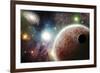 Planets In Space-rolffimages-Framed Art Print