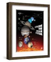 Planets in the Solar System-Encyclopaedia Britannica-Framed Art Print