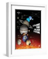 Planets in the Solar System-Encyclopaedia Britannica-Framed Art Print
