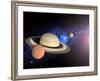 Planets, Moon and Asteroids-null-Framed Photographic Print
