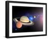 Planets, Moon and Asteroids-null-Framed Photographic Print